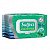 Салфетки влажные, 72 шт., SALFETI "Antibacterial", антибактериальные, крышка-клапан, 48397