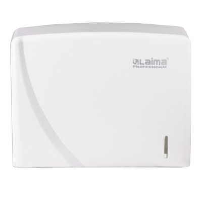 Диспенсер для полотенец LAIMA PROFESSIONAL ORIGINAL (Система H3), V (ZZ), белый, ABS-пластик, 605761
