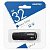 Флеш-диск 32GB SMARTBUY Clue USB 2.0, черный, SB32GBCLU-K