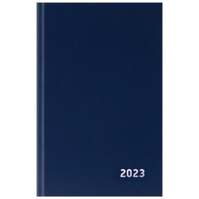 Ежедневник датир. 2023г., А5, 168л., бумвинил, OfficeSpace, синий, 337533