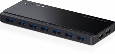 USB-хаб TP-Link UH720, 7-портовый, USB 3.0, с 2 заряжающими портами