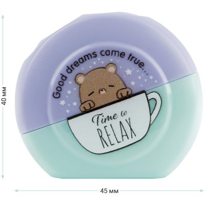 Точилка пластиковая MESHU "Beary beary" 2 отверстия, ассорти, 330367