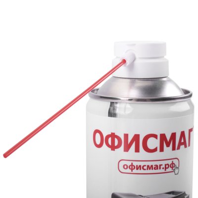 Чистящий баллон со сжатым воздухом ОФИСМАГ, 400 мл, 511694
