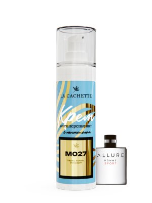 Крем-антиперспирант La Cachette M027 Allure homme Sport, 30 мл