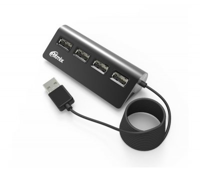 USB-разветвитель RITMIX CR-2400 черный