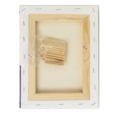 Холст на подрамнике BRAUBERG ART "CLASSIC", 18х24 см, грунтованный, 100% хлопок, крупное зерно, 190643