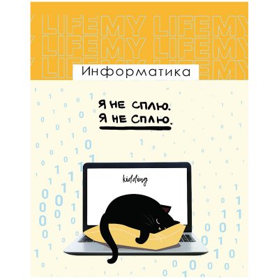 Тетрадь предметная 48л. BG "Kidding" - Информатика, эконом, 333179