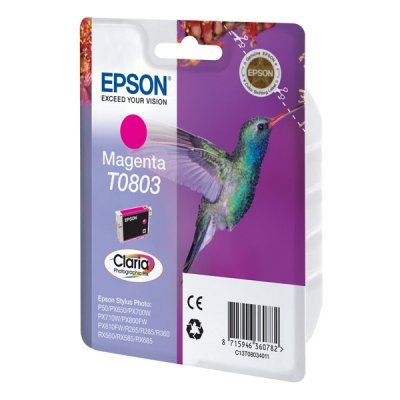 Струйный картридж Epson Stylus Photo P50 Magenta (Оригинальный) C13T08034011