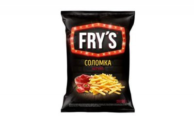 Чипсы картофельные соломка «FRYS» с кетчупом 90г