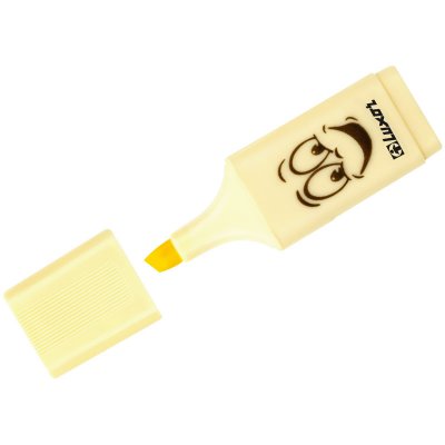 Текстовыделители Luxor Eyeliter Pastel пастельный желтый, 1-4,5мм, 338390
